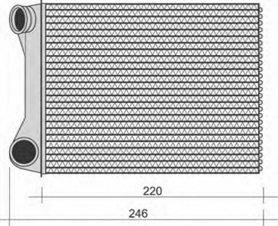 MAGNETI MARELLI 350218268000 -  Теплообменник, отопление салона